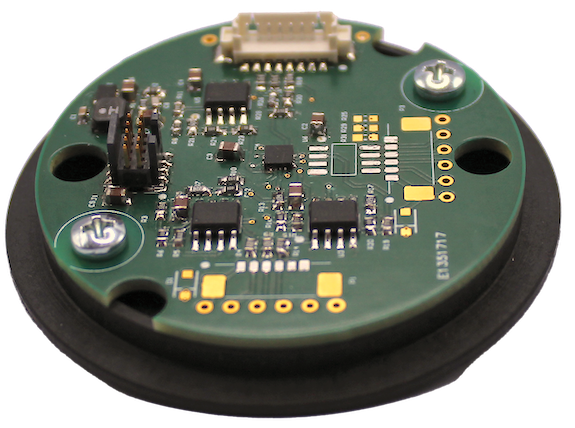 Magnetic Encoder for brushless DC motors: 5-12V DC, 120° signals, CHA-CHB signals for retrofitting, open collector outputs